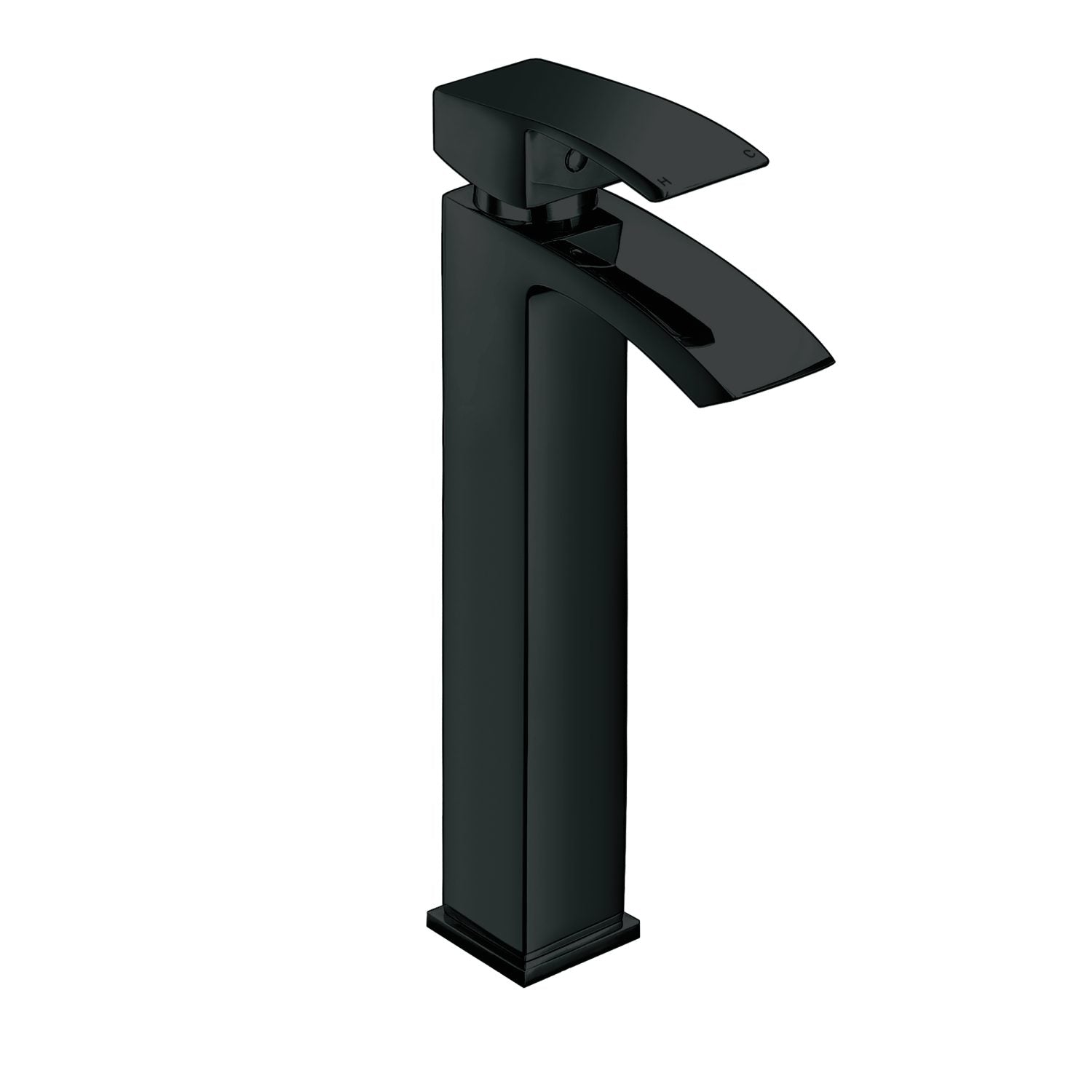 Descent Black Tall Mono Basin Mixer
