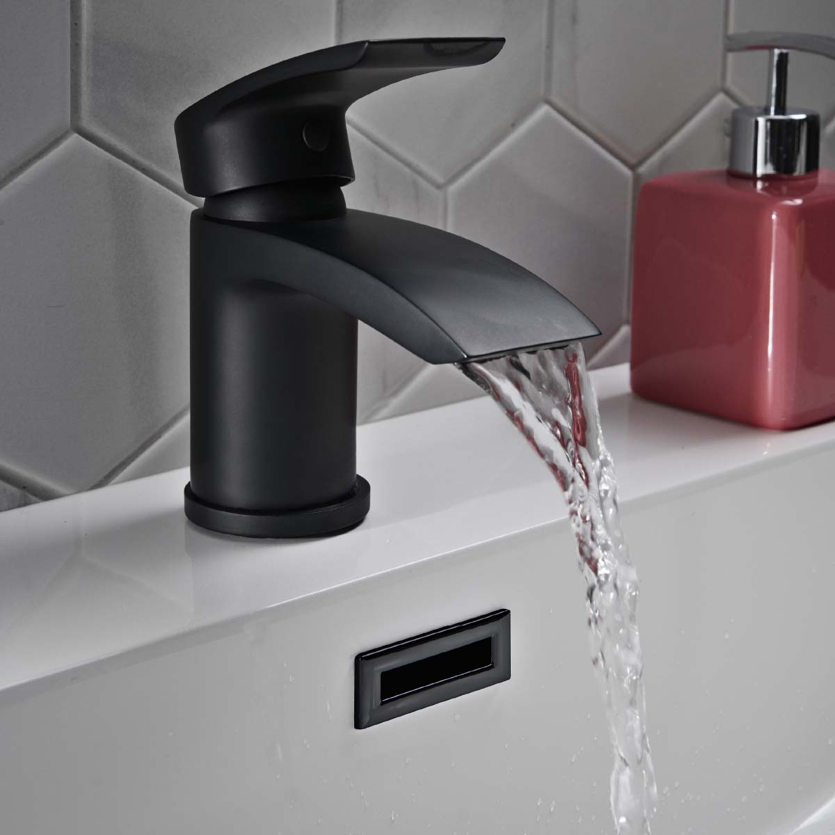 Belini Black Mini Mono Basin Mixer