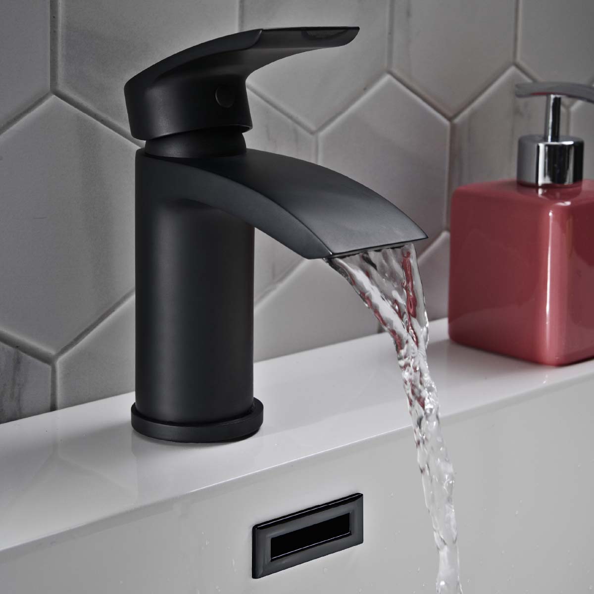 Belini Black Mono Basin Mixer