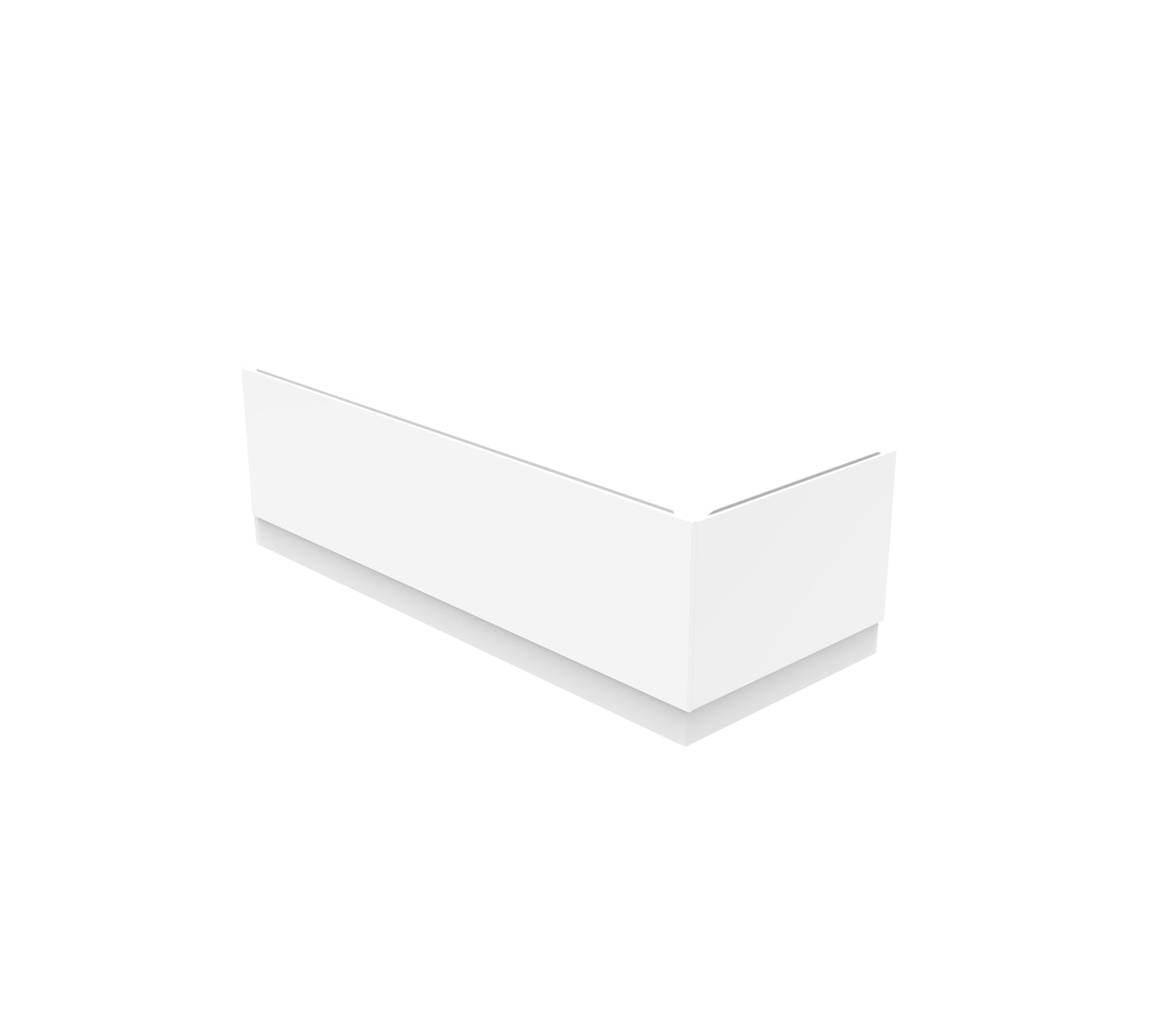 1700x450mm bath panel & plinth Matte White