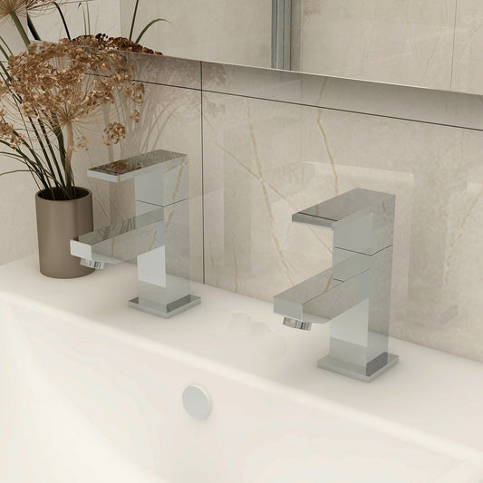 bloque basin pillar taps (pair)