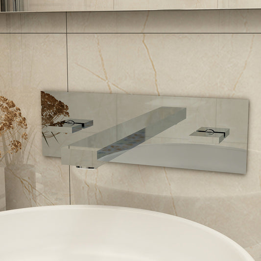 bloque 3 hole wall mounted basin mixer