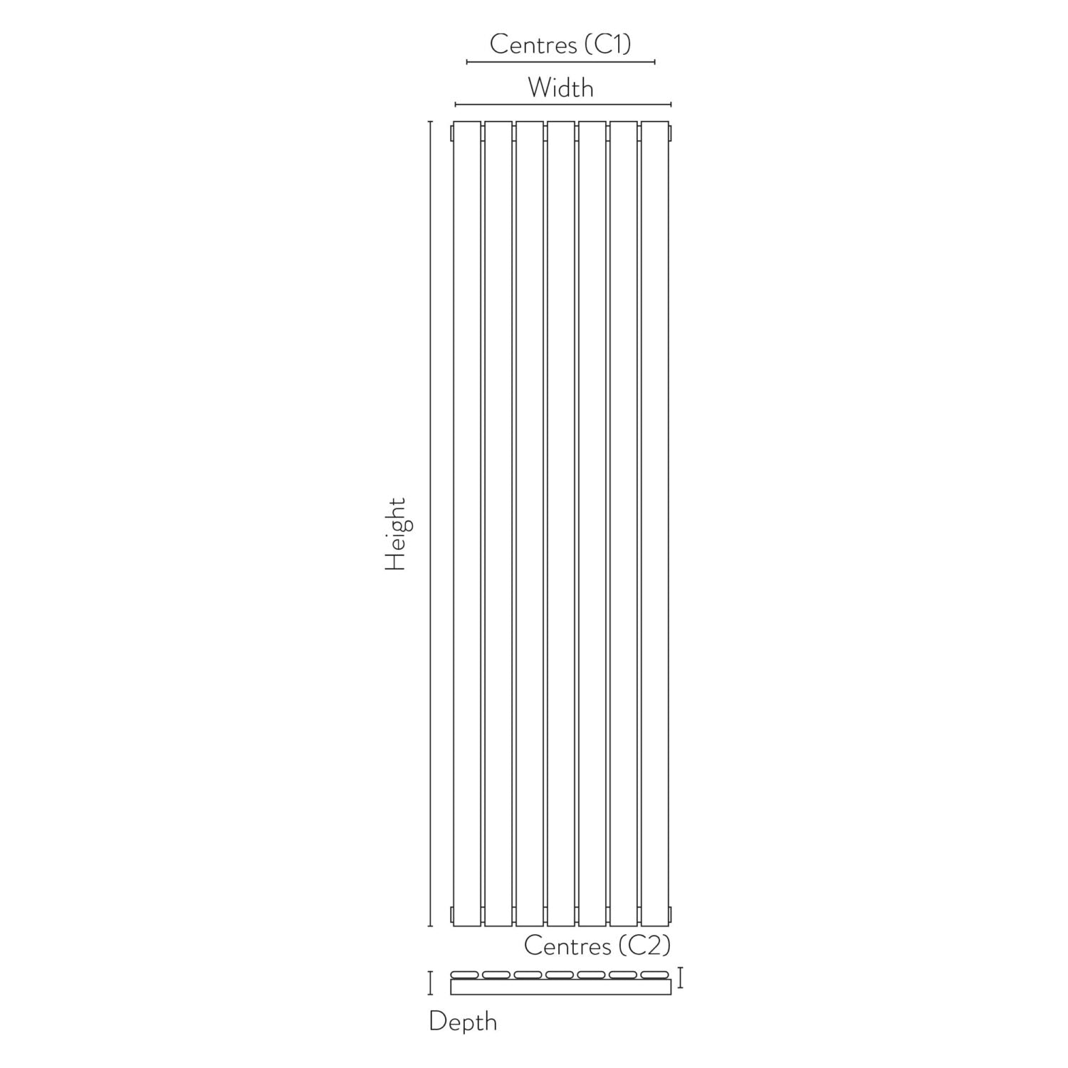 Bravo Designer Radiator – 1600 X 476
