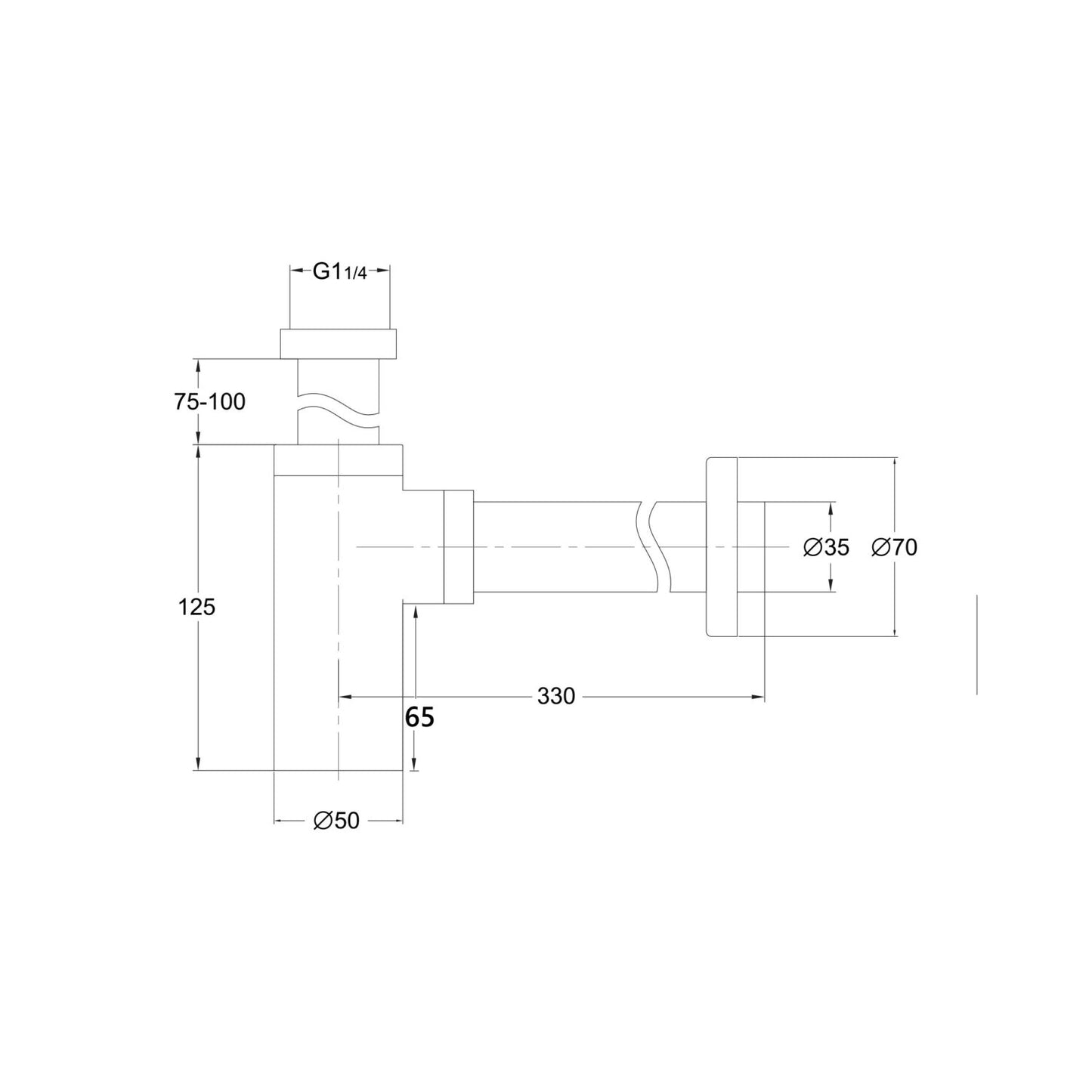 Modern Round Bottle Trap