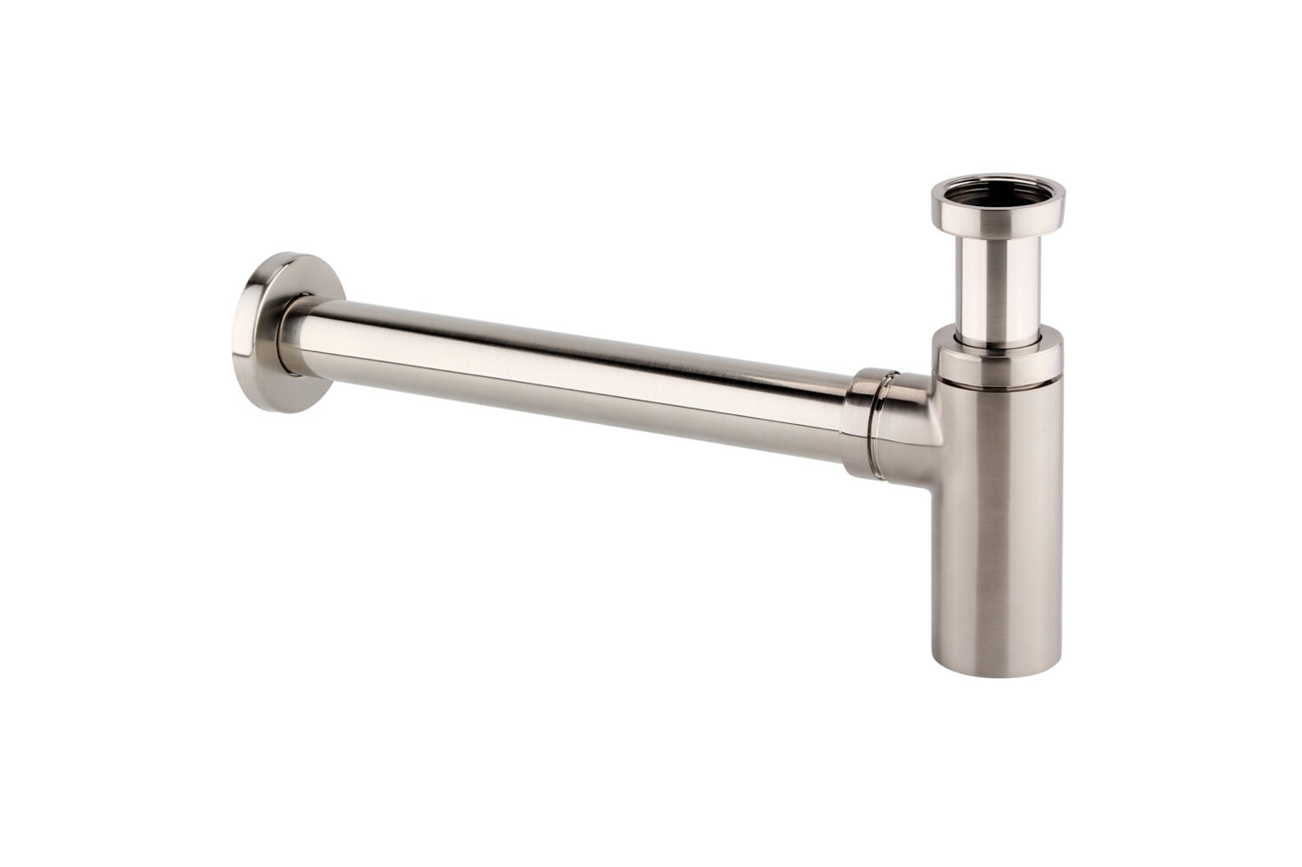 Minimalist Bottle Trap Brushed Nickel