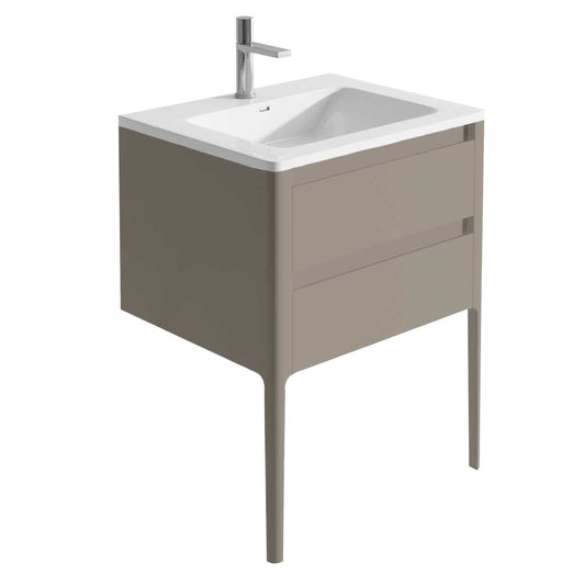 Stonehouse French Grey Vanity Unit with Integrated Basin 600mm