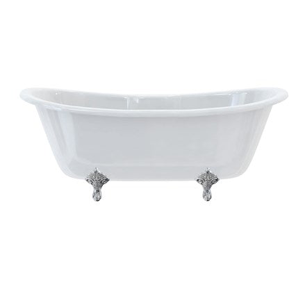Bateau Double Ended Bath with Standard Feet