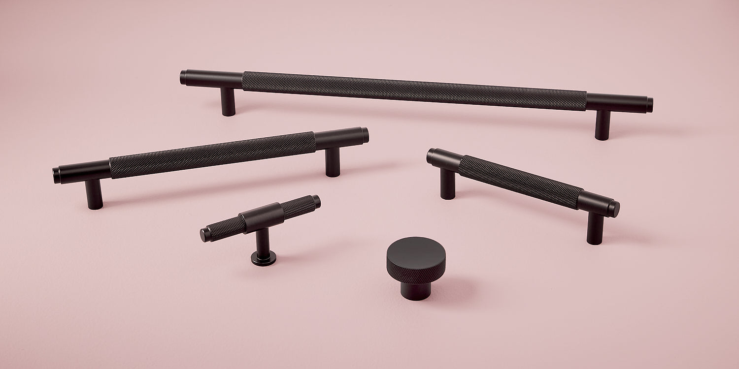 Knurled 250mm Handle Black