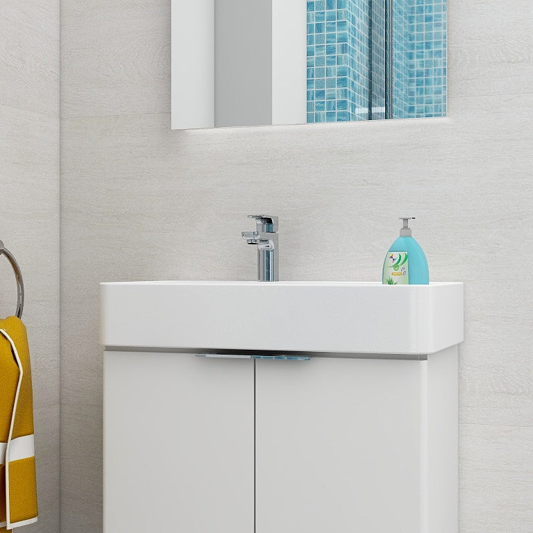 Blade 600 Wall Mounted Cabinet Matt White