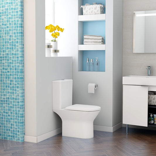 Blade Rimless Open Back Close Coupled Pan & cistern (pan height 400mm)