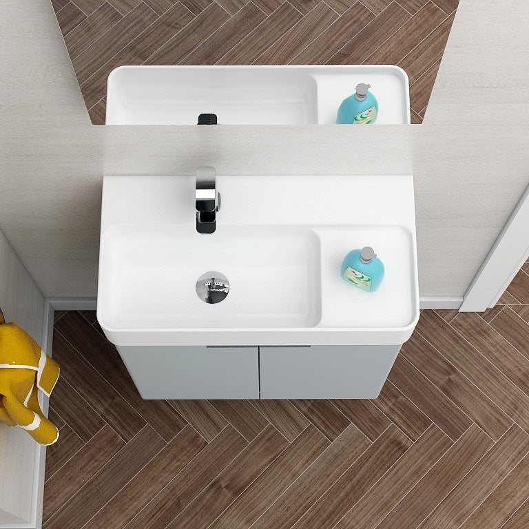 Blade 600 basin single tap hole – white