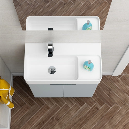 Blade 600 basin single tap hole – white