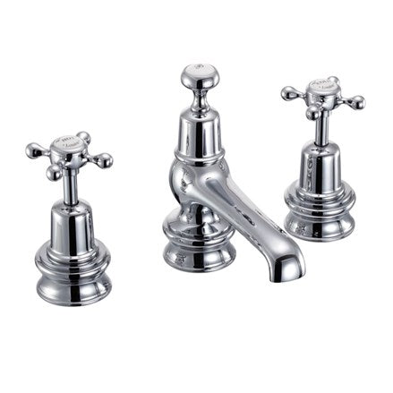 Claremont Regent 3 Tap Hole Mixer with Pop-up Waste