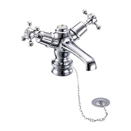Claremont Regent Basin Mixer with Plug & Chain Waste