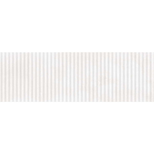 Marrakesh White Decor Matt Ceramic Tile 315x1000mm