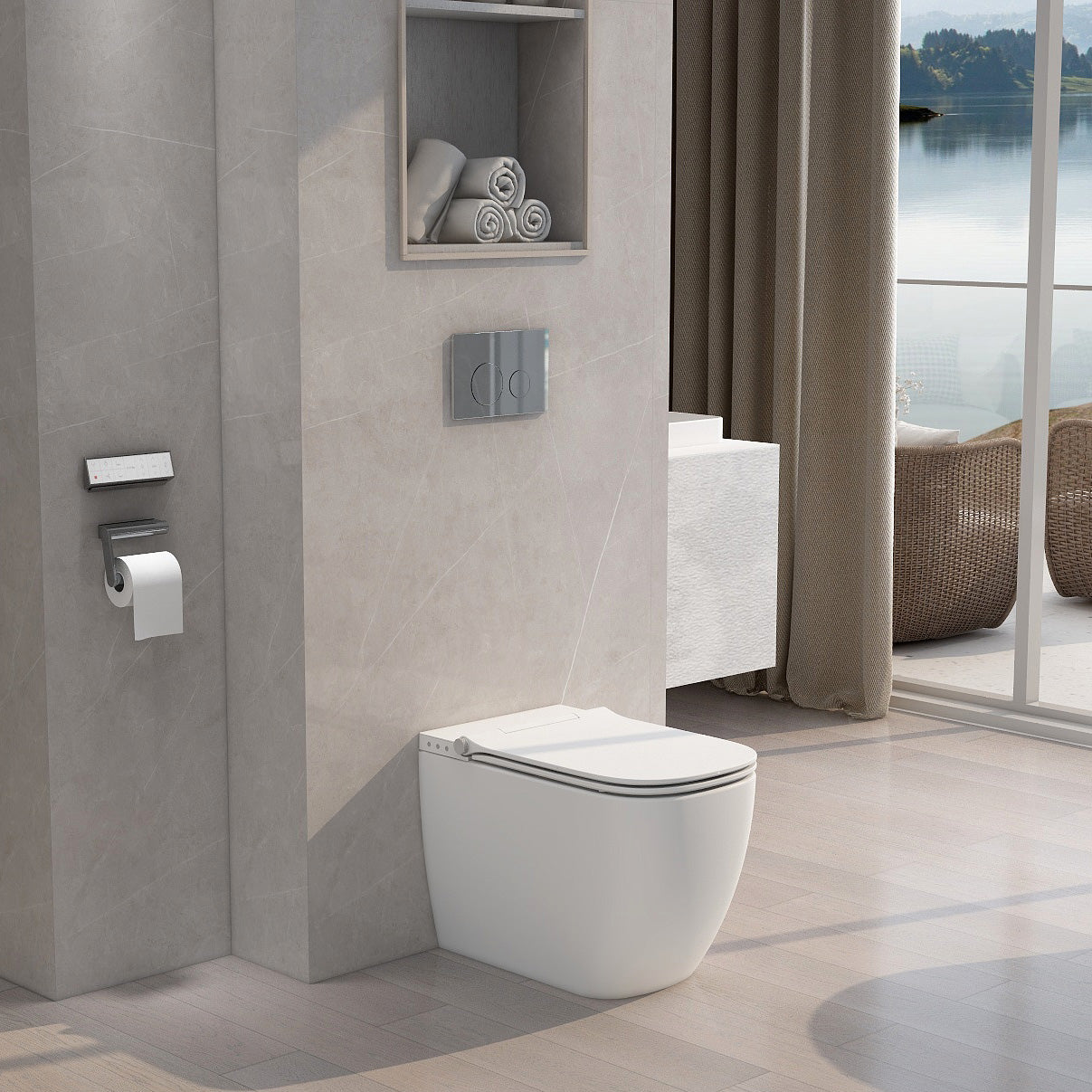IMEX Essence Back To Wall Smart Toilet