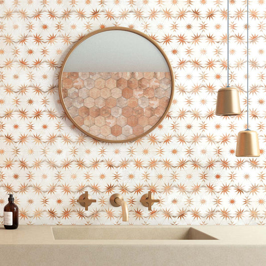 Elise Decor Cotto Hexagon Matt Porcelain Tile 228x198mm