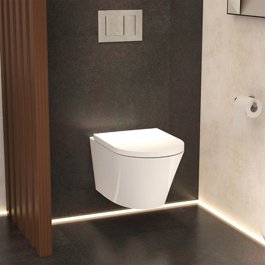 Arco Rimless 520mm Projection wall hung pan