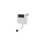 2.6/4 litre concealed cistern with pneumatic flush (button not included)