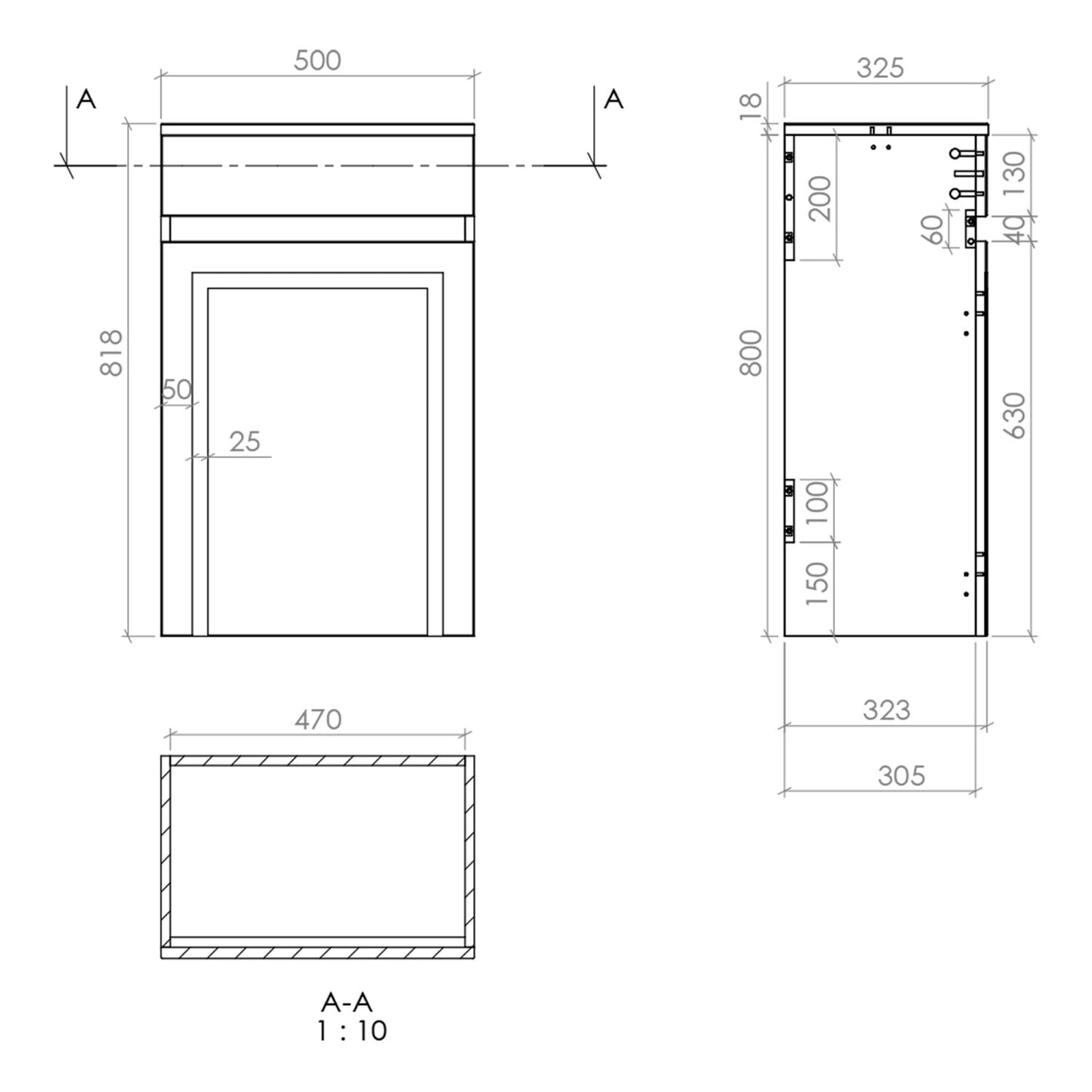 Classica 500 WC Unit