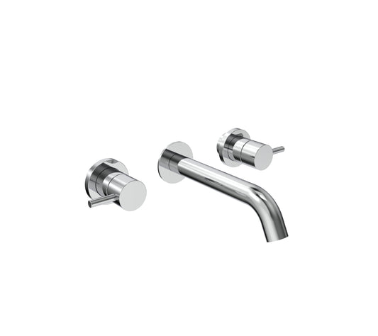 COS 3 piece wall mounted basin mixer