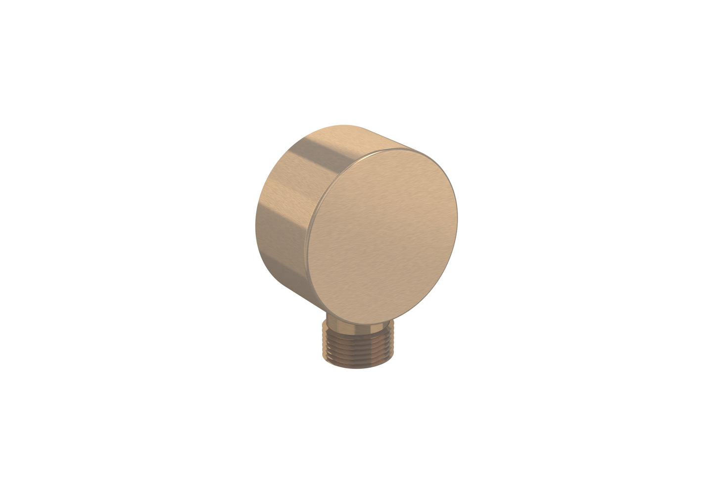 COS round shower outlet elbow