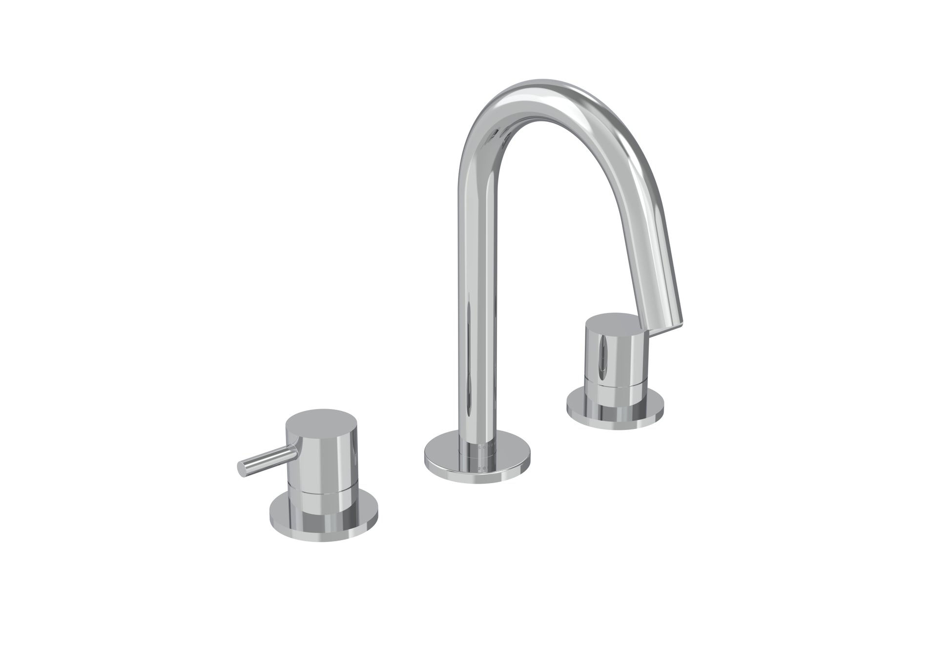COS 3 Tap Hole Deck mounted Basin Mixer KIT - w/ Classic handle