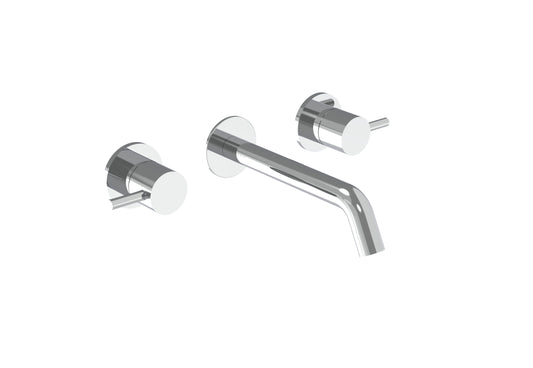 COS 3 Tap Hole Wall mounted Basin Mixer KIT - w/ Classic spout (170mm) w/ Classic handle