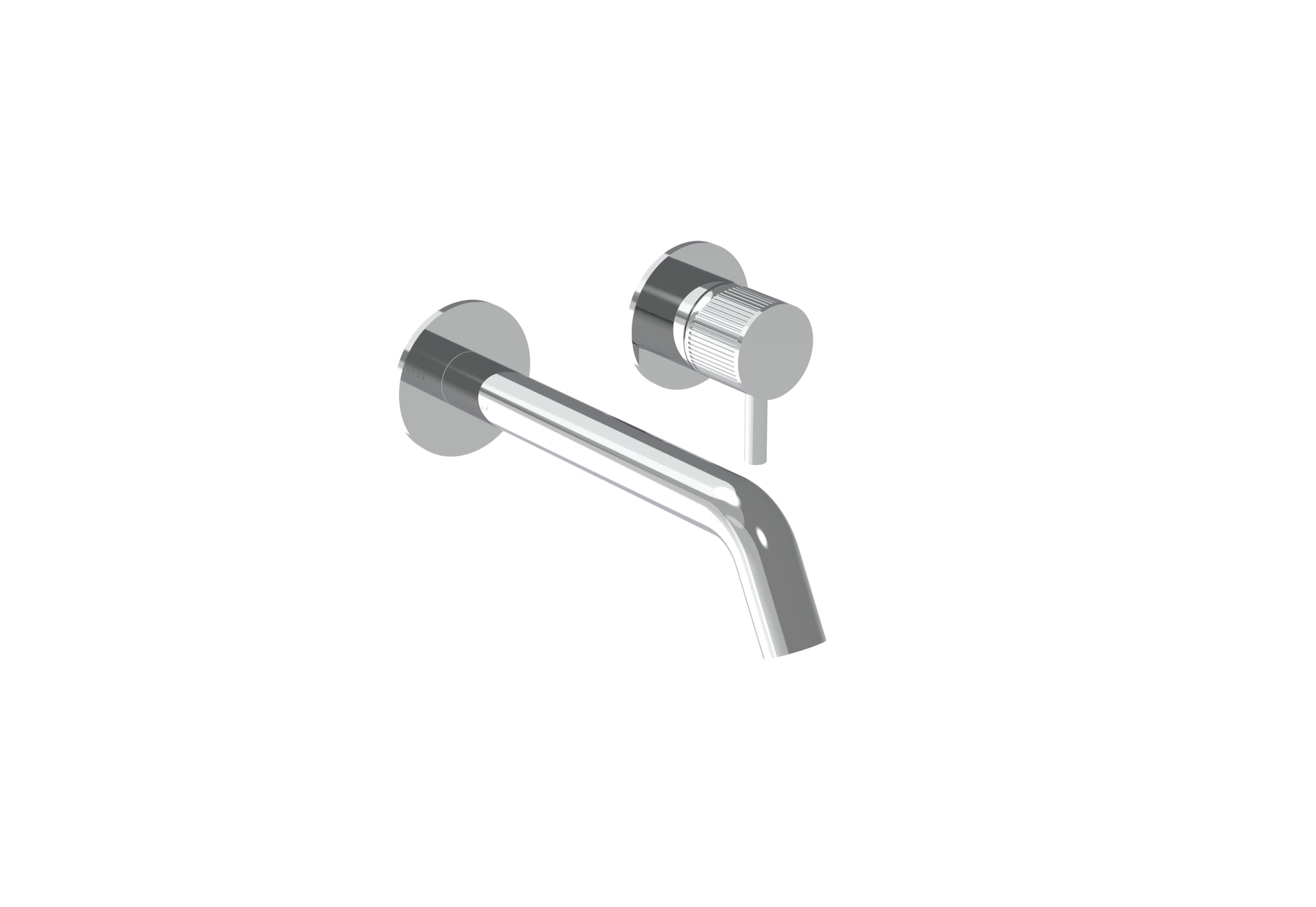 COS 2 Plate Wall mounted Basin Mixer KIT - w/ Classic spout (170mm) w/ Fluted handle