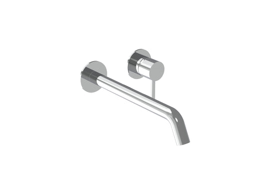 COS 2 Plate Wall mounted Basin Mixer KIT - w/ Long spout (220mm) w/ Classic handle