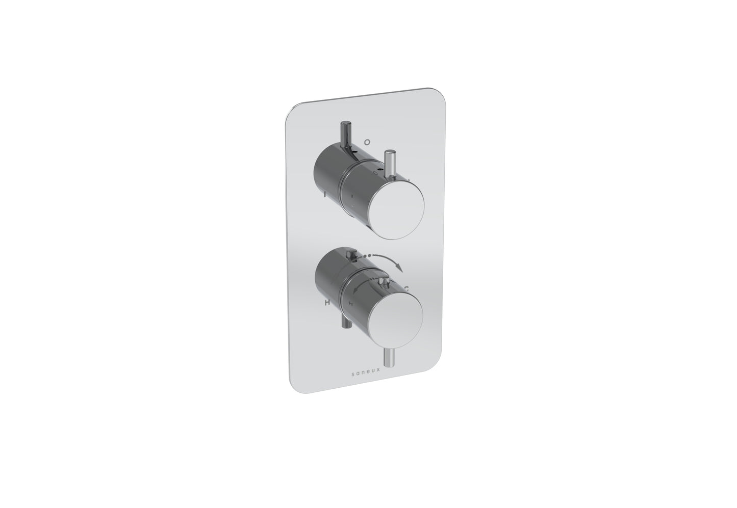 COS 1 Way Thermostatic Shower Valve KIT - w/ Classic Handle