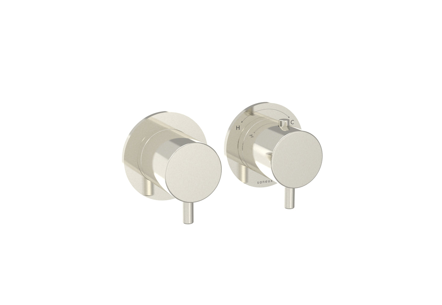 COS 2 Way Thermostatic Shower RING Valve KIT - w/ Classic Handle - Portrait & Landscape