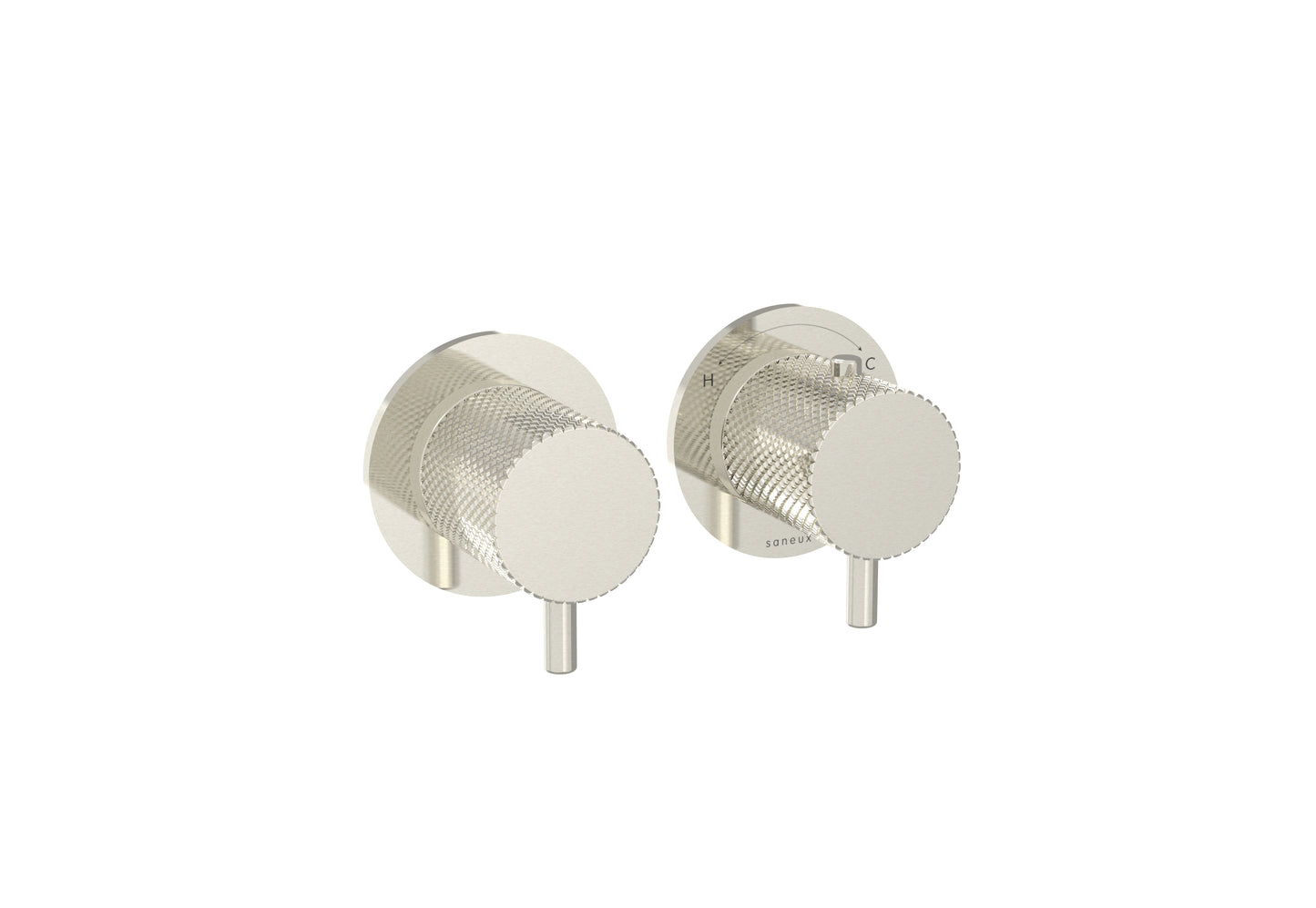 COS 2 Way Thermostatic Shower RING Valve KIT - w/ Knurled Handle - Portrait & Landscape