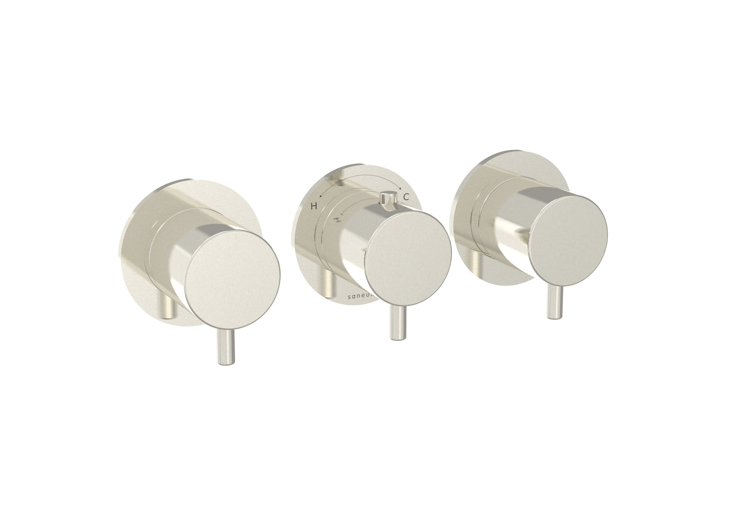 COS 3 Way Thermostatic Shower RING Valve KIT - w/ Classic Handle - Portrait & Landscape