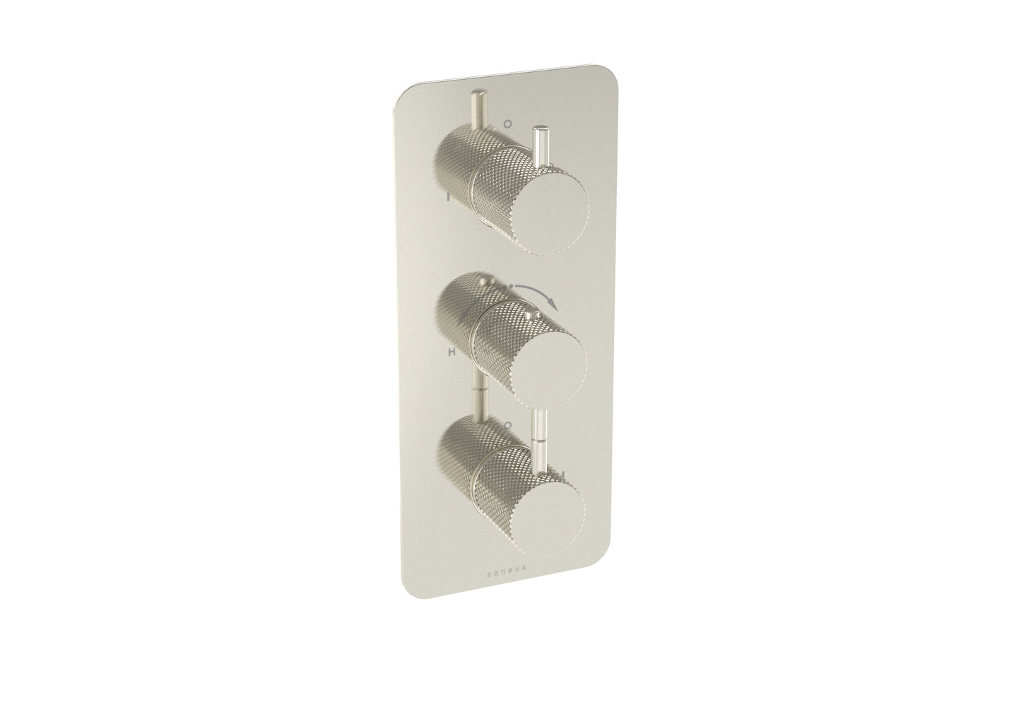 COS 3 Way Thermostatic Shower Valve KIT - w/ Knurled Handle - Portrait