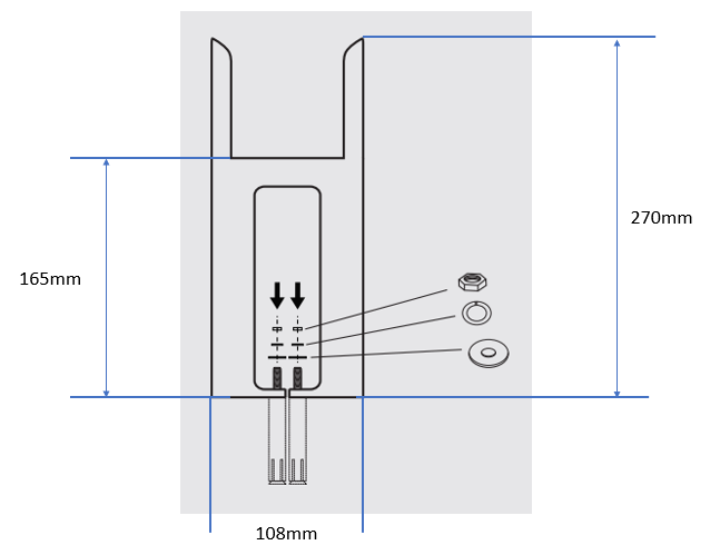 3 Column Radiator Feet