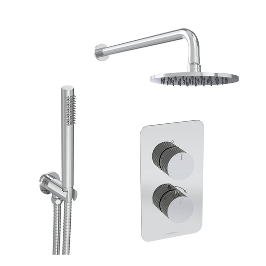 COS 2 way shower kit - w/ Slim Handset - Fluted