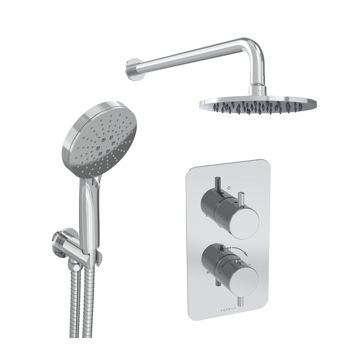COS 2 way shower kit - w/ 3 Function Handset & Shower Head