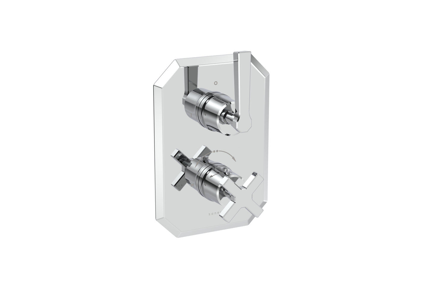 CROMWELL 2 way thermostatic shower valve kit with lever handles