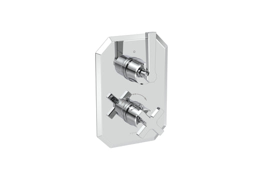 CROMWELL 2 way thermostatic shower valve kit with lever handles