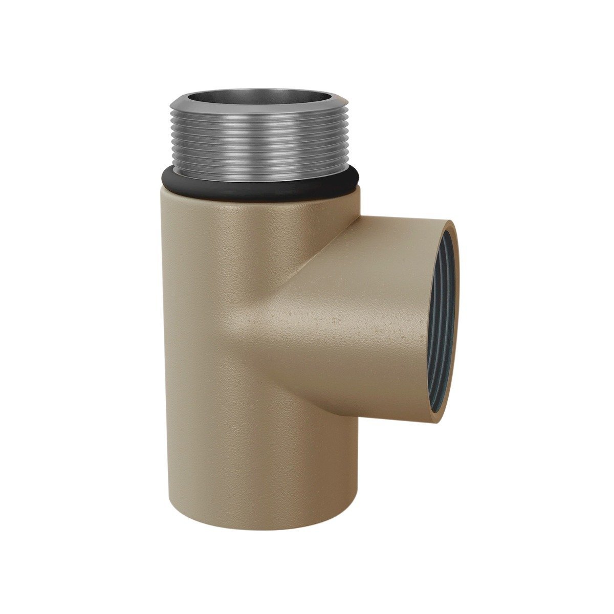 Metallic Brown Radiator T-Piece