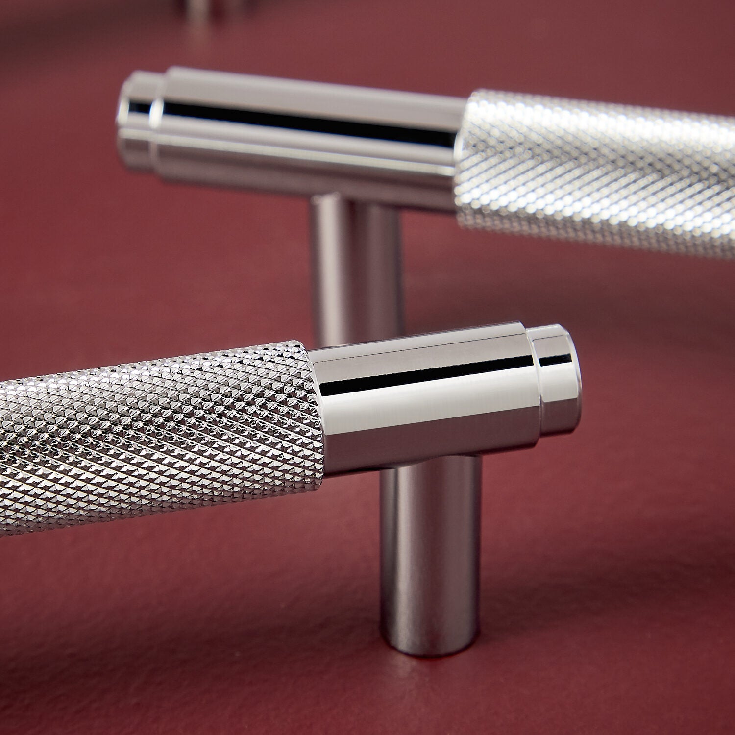 Knurled 160mm Handle Chrome
