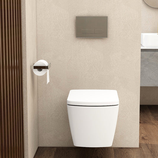 Chrome Square ABS flush button to suit IMFF01 & IMCC01