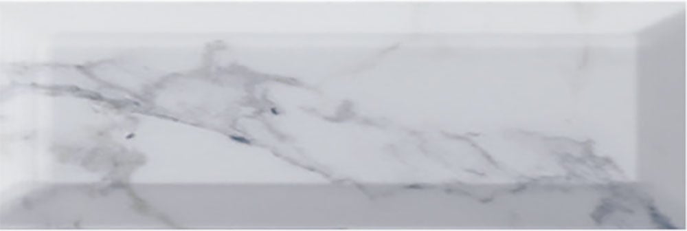 Metro Calacatta Marble Ceramic Brick Tile 100x300mm