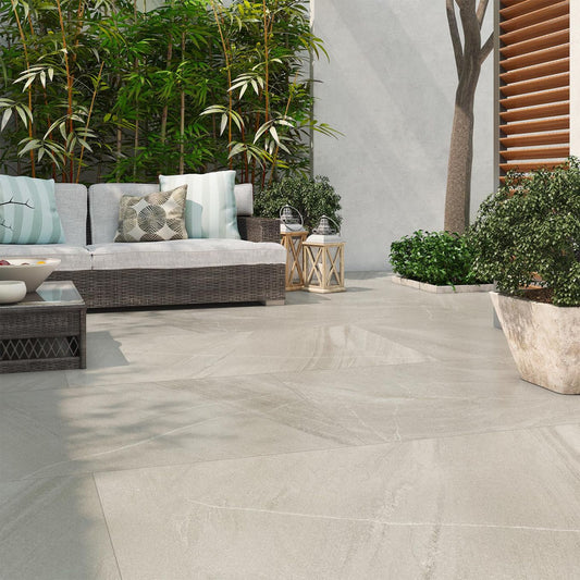 Cave Arena Stone Effect Indoor Porcelain Tile 600x600mm