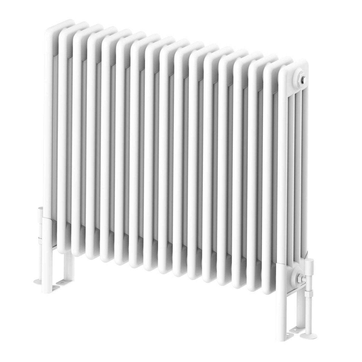 Upton White Quadruple Horizontal Column Radiator 600x785mm