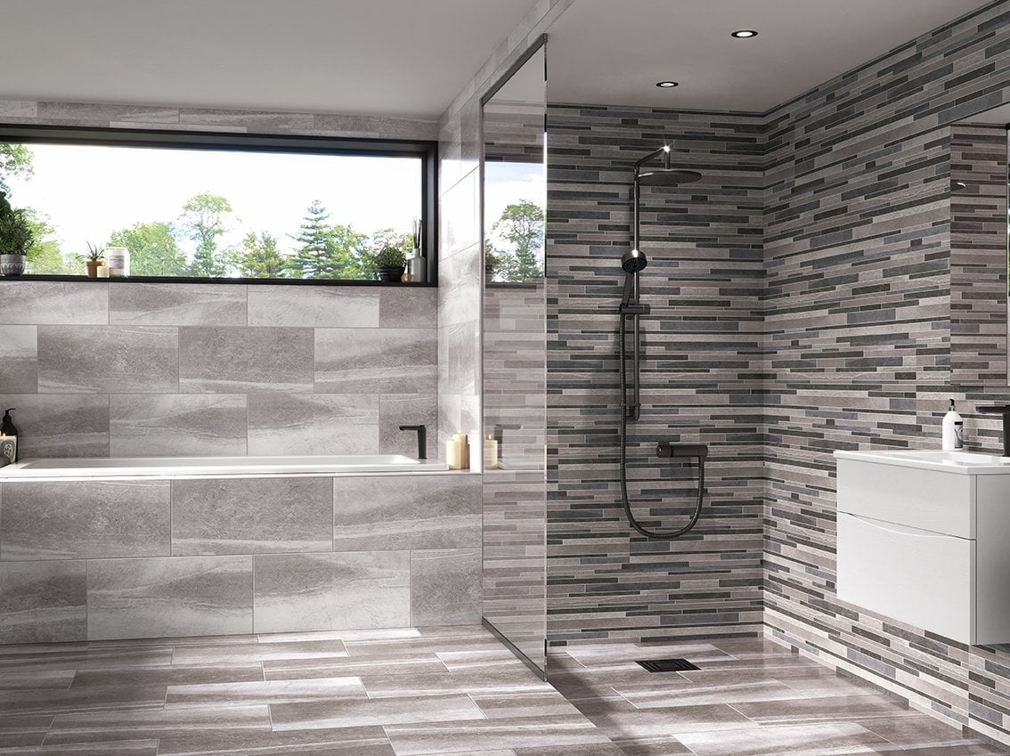 Concord Multi Decor Matt Porcelain Tile 300x600mm