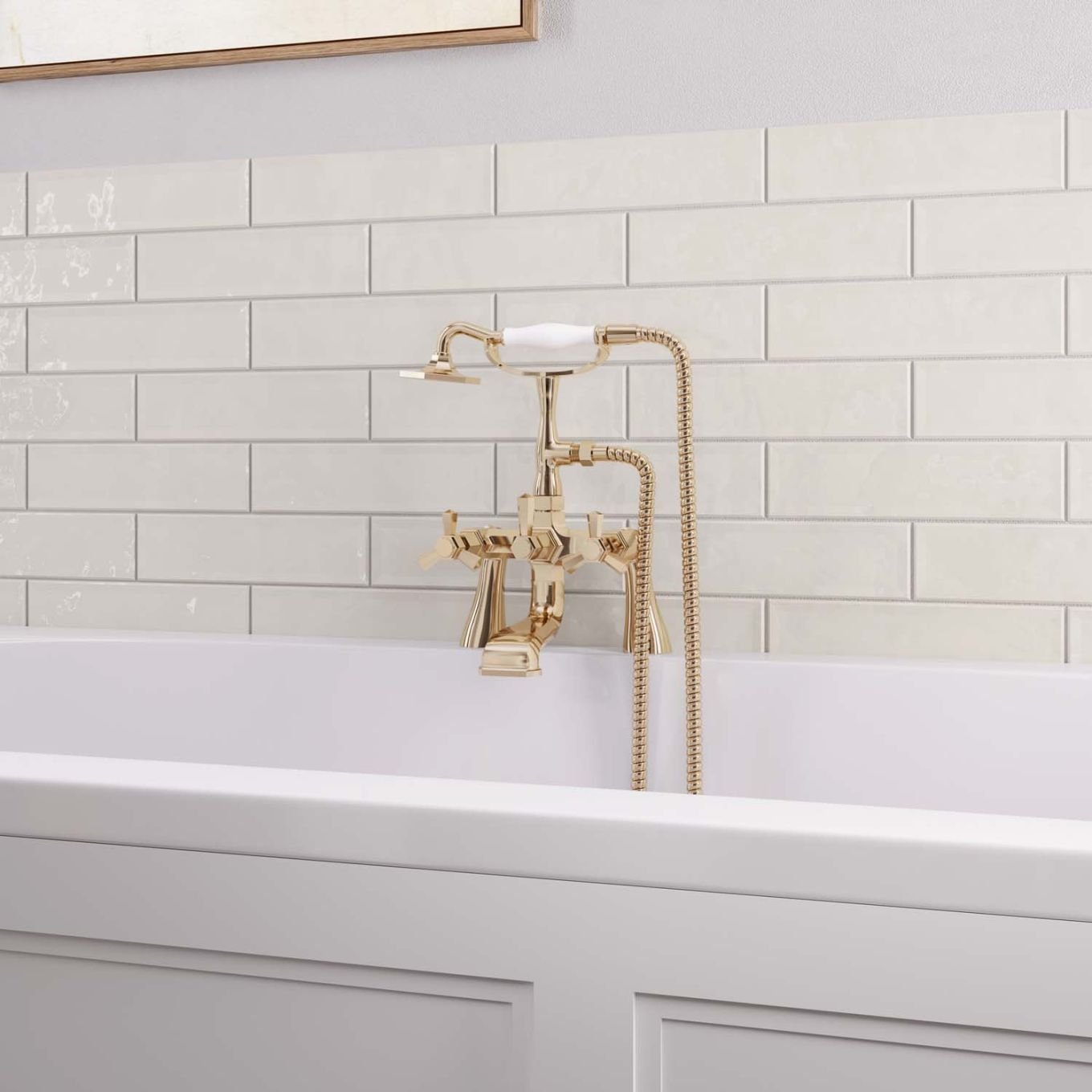 Adonis Gold Bath Shower Mixer Tap
