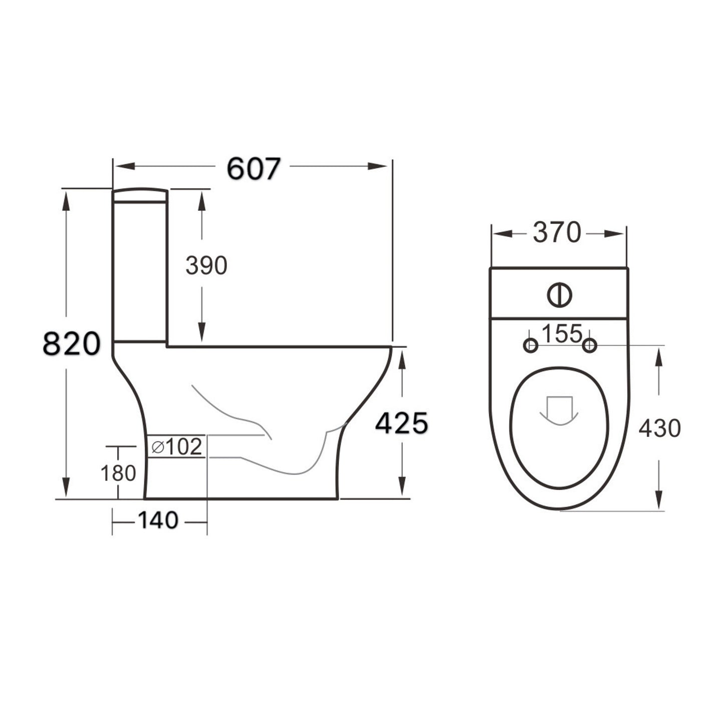 Deia Rimless Open Back Pan