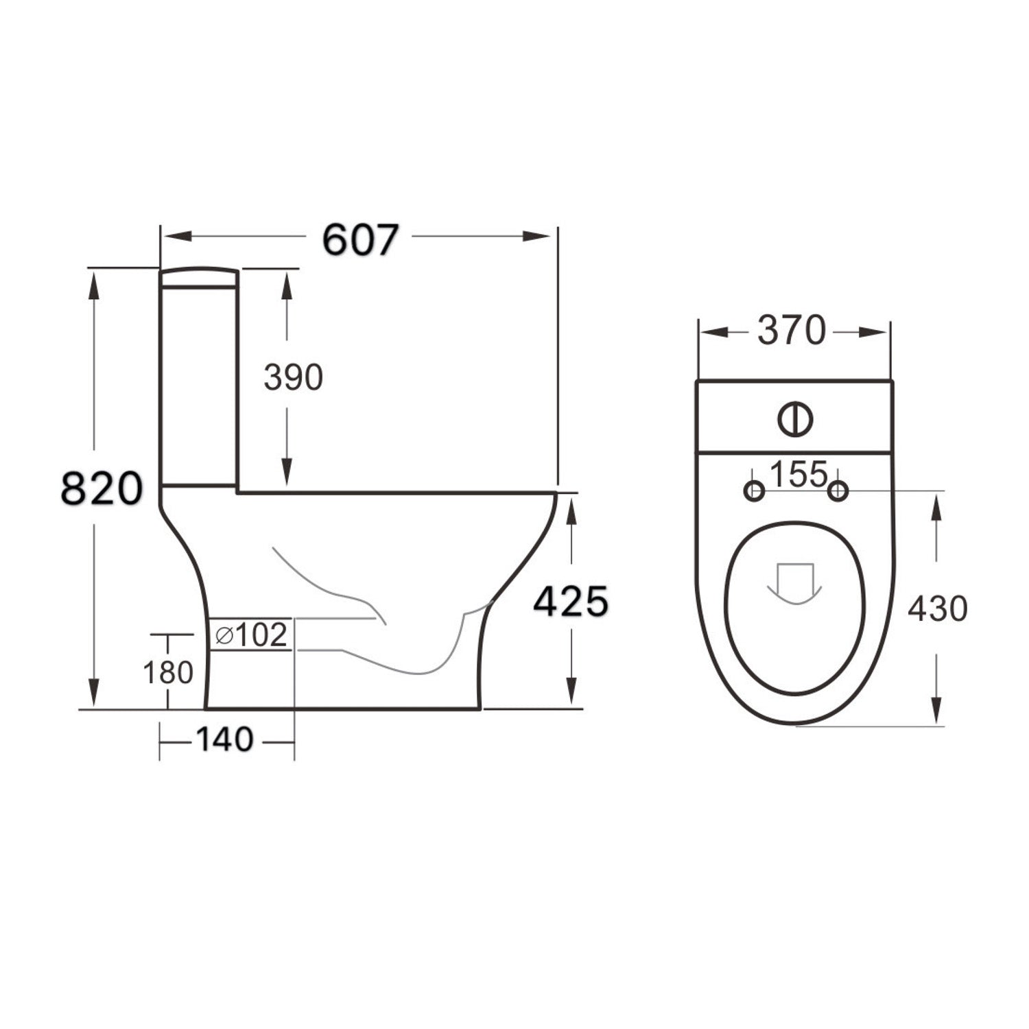 Deia Rimless Open Back Pan